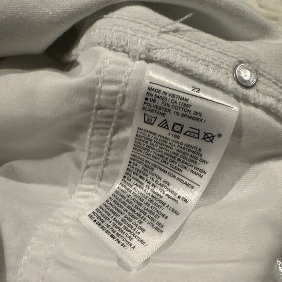 Old Navy womens NWT OG Loose Fit Jeans icicle shimmer 22 stretch - Picture 5 of 14